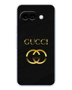 Чохол для Google Pixel 9A з картинкою «Золотий логотип Gucci»