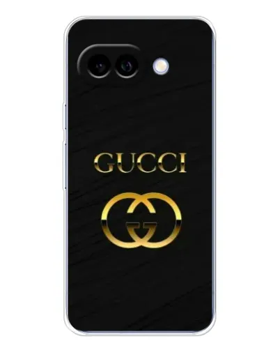Чохол для Google Pixel 9A з картинкою «Золотий логотип Gucci»