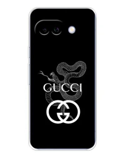 Чохол для Google Pixel 9A з картинкою «Gucci — срібна змія»