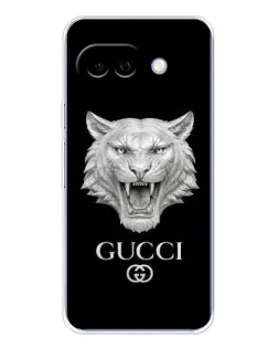 Чехол для Google Pixel 9A с картинкой «Gucci — серебряный лев»