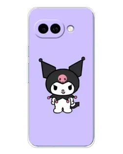 Чехол для Google Pixel 9A с картинкой «Kuromi — нежный фиолетовый»