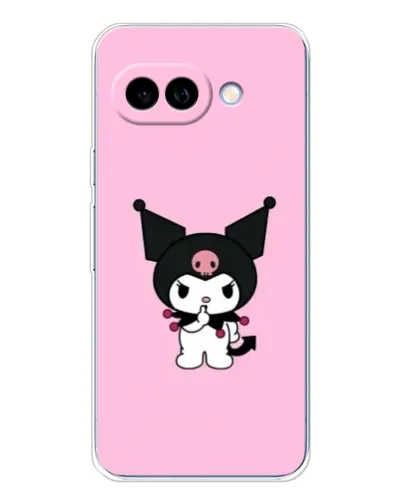 Чохол для Google Pixel 9A з картинкою «Kuromi — рожева ніжність»