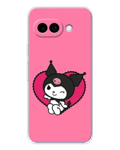 Чохол для Google Pixel 9A з картинкою «Kuromi — любов у серці»