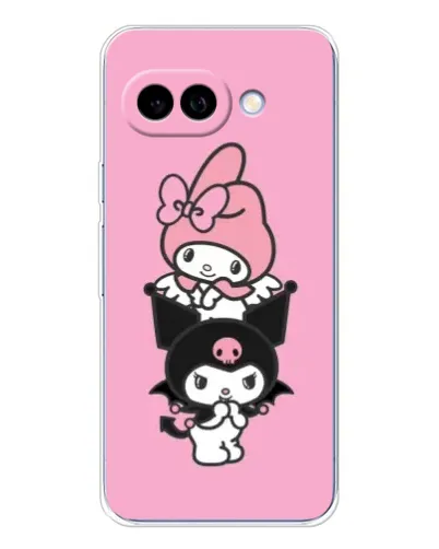 Чохол для Google Pixel 9A з картинкою «My Melody та Kuromi»