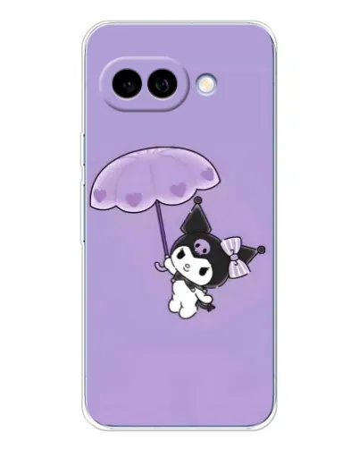 Чохол для Google Pixel 9A з картинкою «Kuromi з парасолькою»