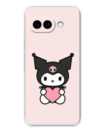Чохол для Google Pixel 9A з картинкою «Kuromi та серце»