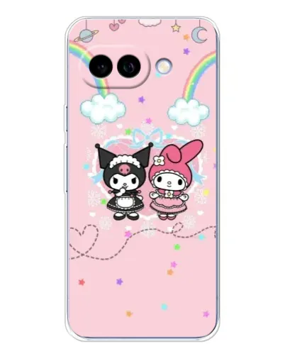 Чохол для Google Pixel 9A з картинкою «My Melody та Kuromi»