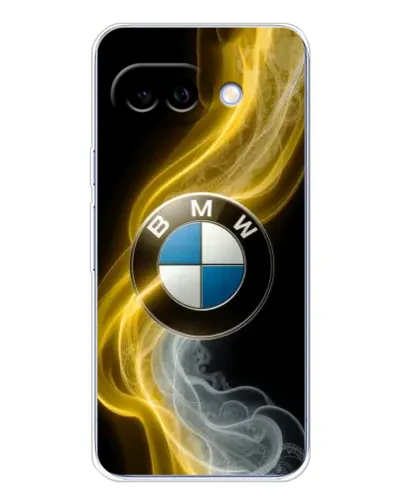 Чохол для Google Pixel 9A з картинкою «Золотистий дим BMW»