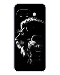 Чохол для Google Pixel 9A з картинкою «BMW та лев»