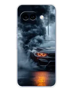 Чехол для Google Pixel 9A с картинкой «BMW M-Power — абстракция»