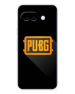 Чехол для Google Pixel 9A с картинкой «PUBG — рамка лого»