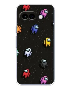 Чехол для Google Pixel 9A с картинкой «Космический паттерн Among Us»