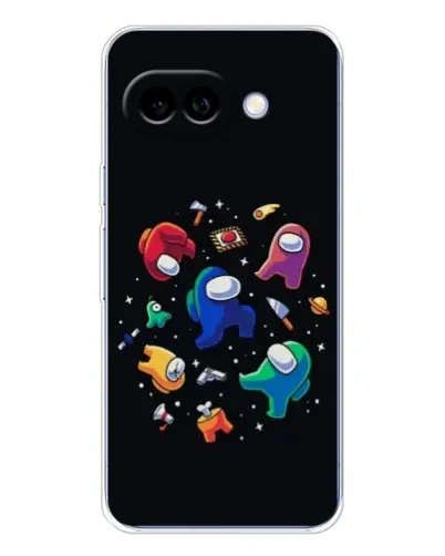 Чехол для Google Pixel 9A с картинкой «Among Us космос»