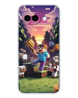 Чохол для Google Pixel 9A з картинкою «Стів на фермі»
