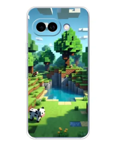 Чехол для Google Pixel 9A с картинкой «Minecraft летний день»