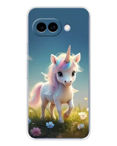 Чохол для Google Pixel 9A з картинкою «Єдиноріг на галявині»