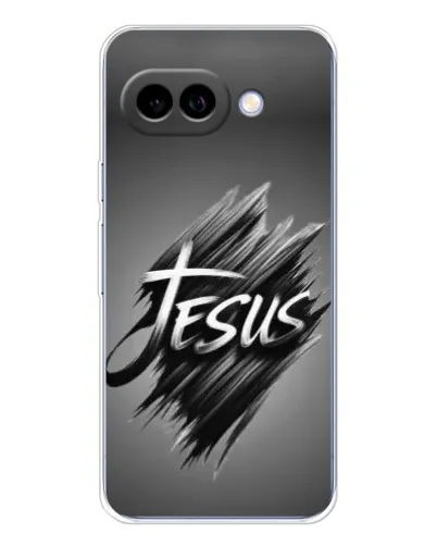 Чехол для Google Pixel 9A с картинкой «Надпись Jesus Graffiti»