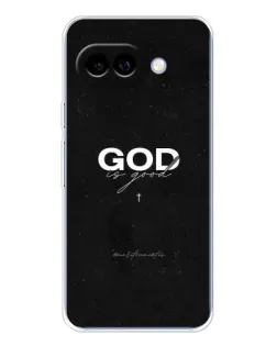 Чехол для Google Pixel 9A с картинкой «GOD — Бог над всем»
