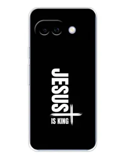 Чехол для Google Pixel 9A с картинкой «Вертикаль веры Jesus»