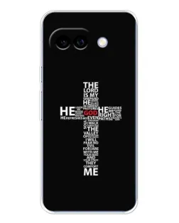 Чехол для Google Pixel 9A с картинкой «Текстовый крест»