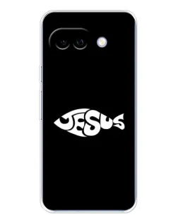 Чехол для Google Pixel 9A с картинкой «Рыба Jesus»
