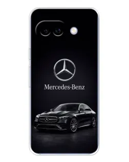 Чехол для Google Pixel 9A с картинкой «Mercedes — решетка радиатора»