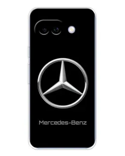 Чехол для Google Pixel 9A с картинкой «Mercedes Silver Logo»