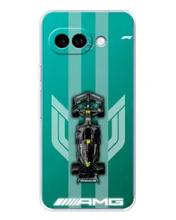Чехол для Google Pixel 9A с картинкой «Mercedes AMG Petronas»