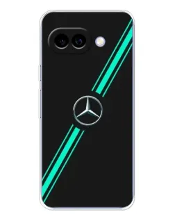 Чехол для Google Pixel 9A с картинкой «Спортивные линии Mercedes»