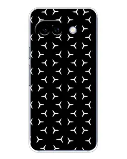 Чехол для Google Pixel 9A с картинкой «Mercedes паттерн звезд»