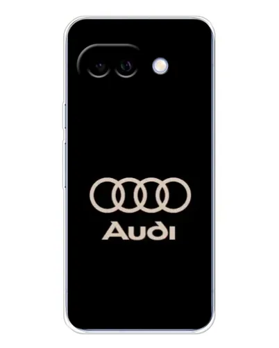 Чехол для Google Pixel 9A с картинкой «Audi — золотой логотип»
