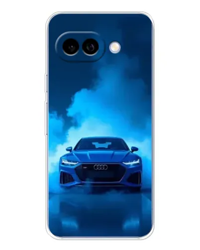 Чехол для Google Pixel 9A с картинкой «Audi — голубая энергия»