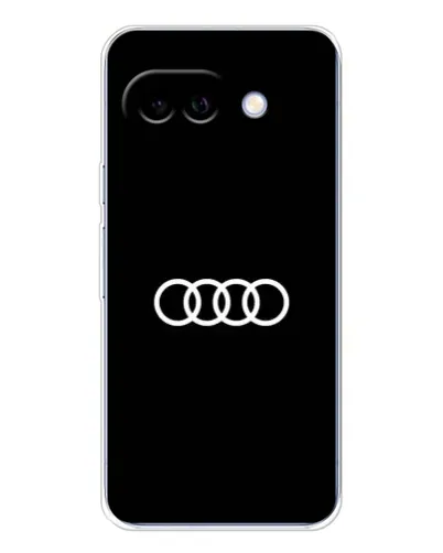 Чехол для Google Pixel 9A с картинкой «Audi White Logo»
