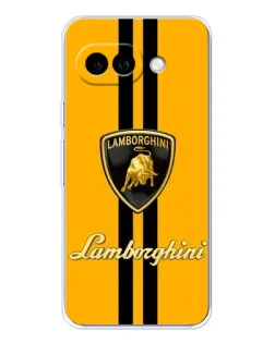 Чохол для Google Pixel 9A з картинкою «Lamborghini Stripe жовтий»
