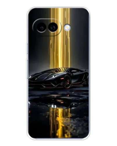 Чохол для Google Pixel 9A з картинкою «Нічний Lamborghini драйв»