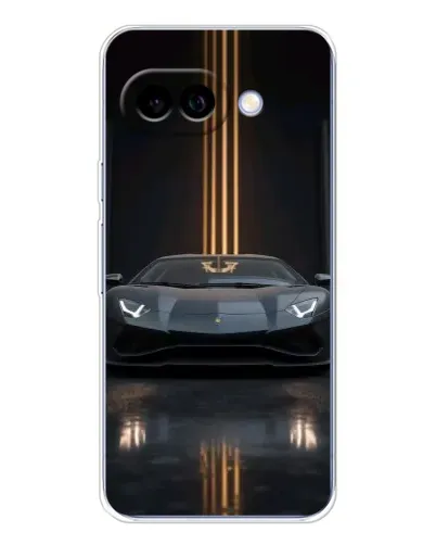 Чохол для Google Pixel 9A з картинкою «Lamborghini золоті лінії»