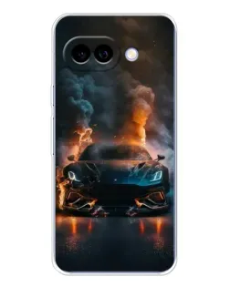 Чохол для Google Pixel 9A з картинкою «Lamborghini димна естетика»