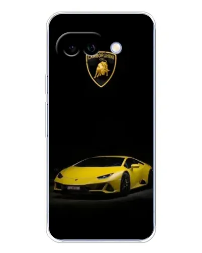 Чохол для Google Pixel 9A з картинкою «Lamborghini жовтий акцент»