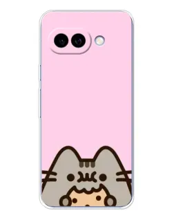 Чохол для Google Pixel 9A з картинкою «Pusheen та печиво»