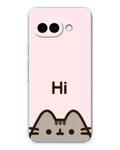 Чохол для Google Pixel 9A з картинкою «Пушин каже Hi»