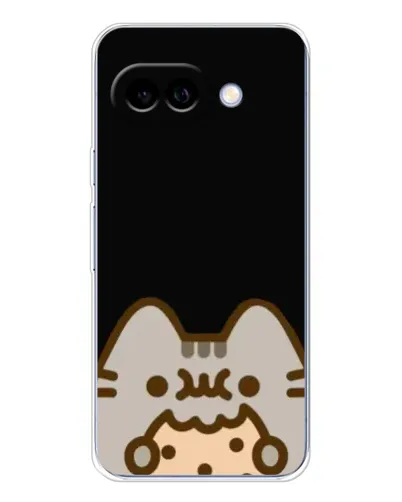 Чохол для Google Pixel 9A з картинкою «Пушин на чорному»