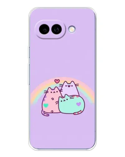Чохол для Google Pixel 9A з картинкою «Веселкові Пушини»