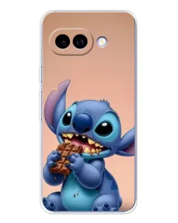 Чохол для Google Pixel 9A з картинкою «Стіч їсть шоколад»