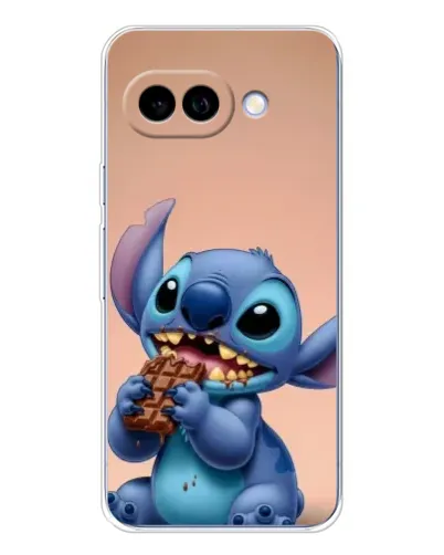 Чохол для Google Pixel 9A з картинкою «Стіч їсть шоколад»