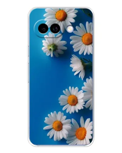 Чехол для Google Pixel 9A с картинкой «Белоснежные маргаритки»