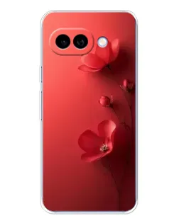 Чехол для Google Pixel 9A с картинкой «Маковые соцветия»