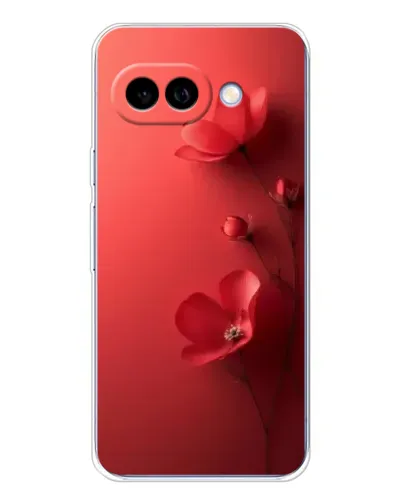 Чехол для Google Pixel 9A с картинкой «Маковые соцветия»