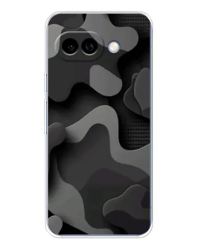 Чохол для Google Pixel 9A з картинкою «Темний абстрактний камуфляж»