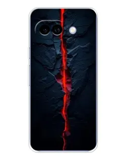 Чохол для Google Pixel 9A з картинкою «Червона лавова тріщина»