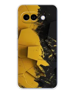 Чохол для Google Pixel 9A з картинкою «Золоті уламки геометрії»
